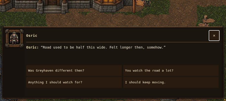 NPC conversation